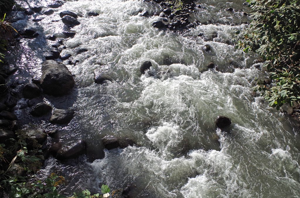 Rapids in the Rio Mindo