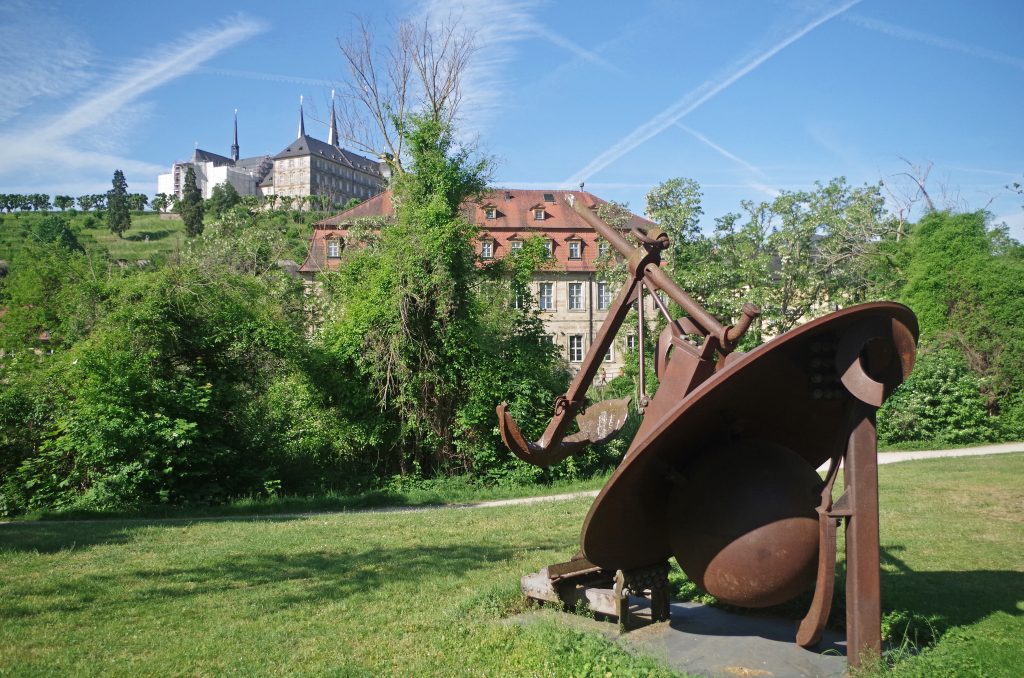Bernhard Luginbuhl Sculpture Anchor Figure,Bamberg