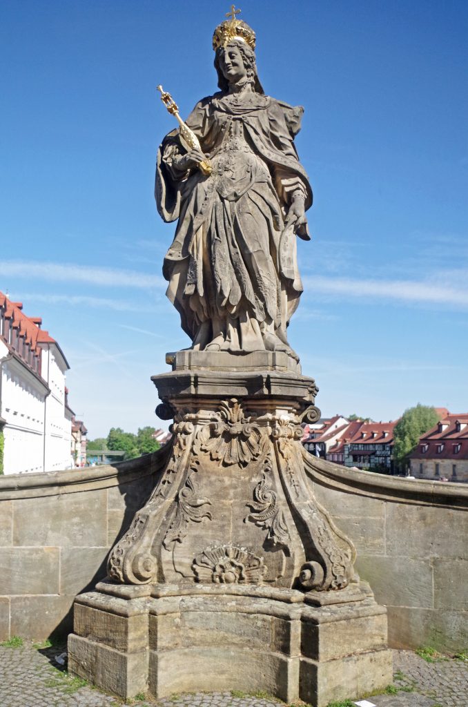 Kaiserin Kunigunde Statue in the Old City, Bamberg