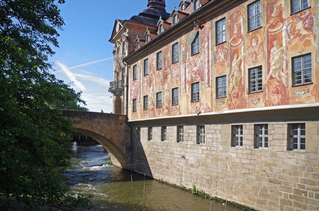 Mural along walking tour of the Old City, Bamberg