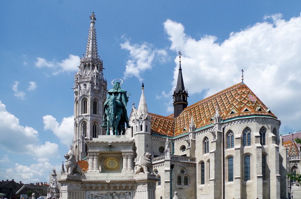 Matthias Church and St. Stephen Statue, Budapest