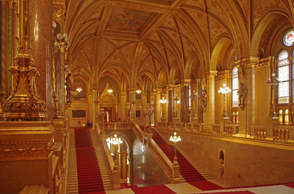 Hungarian Parliament Main Hall, Budapest
