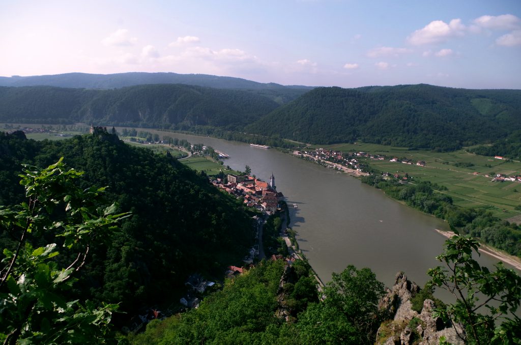 The view from the summit, overlooking the Danube