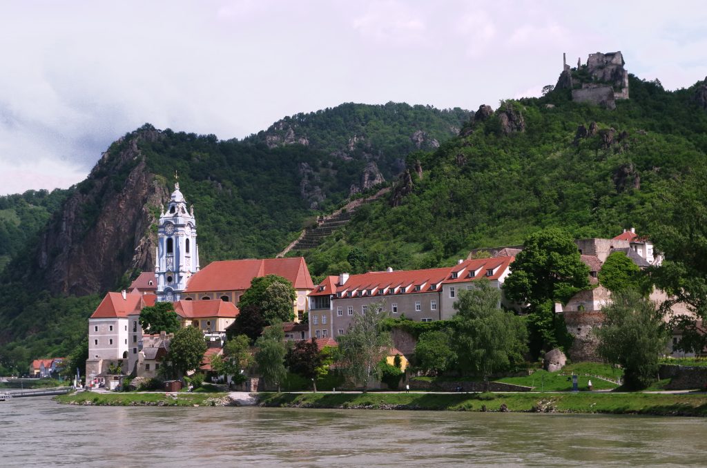 Saying goodbye to Dürnstein as we cruise through the Wachau Valley on our way to Melk