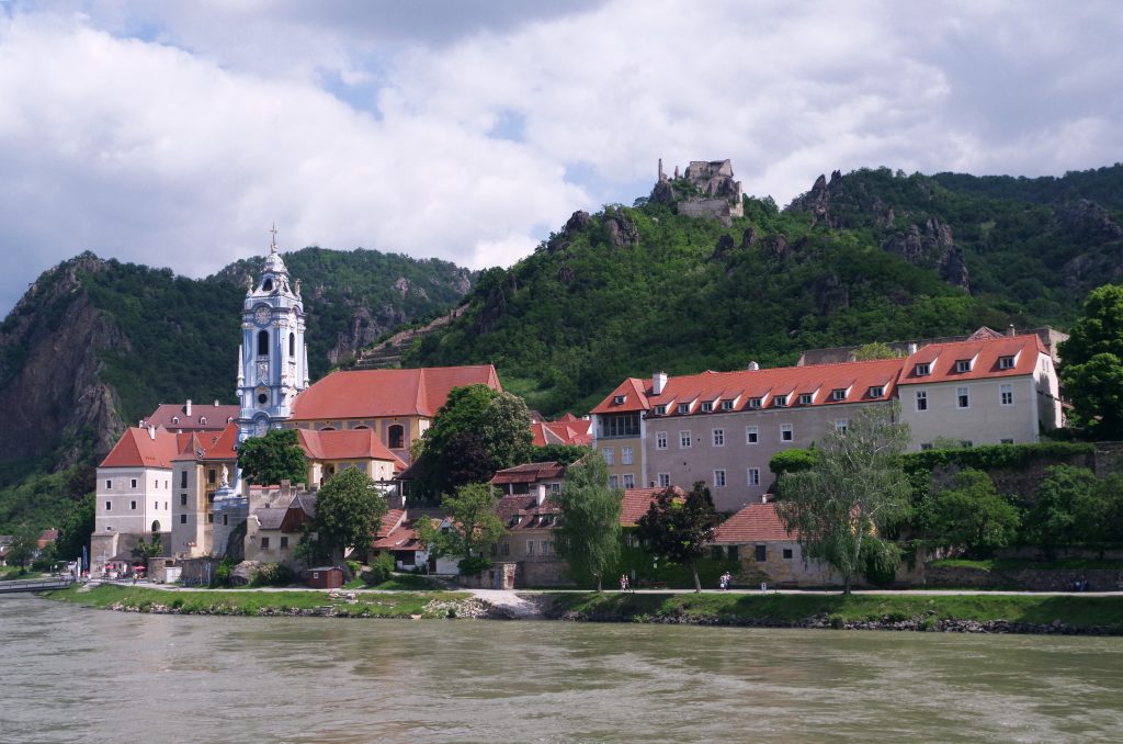Saying goodbye to Dürnstein as we cruise through the Wachau Valley on our way to Melk