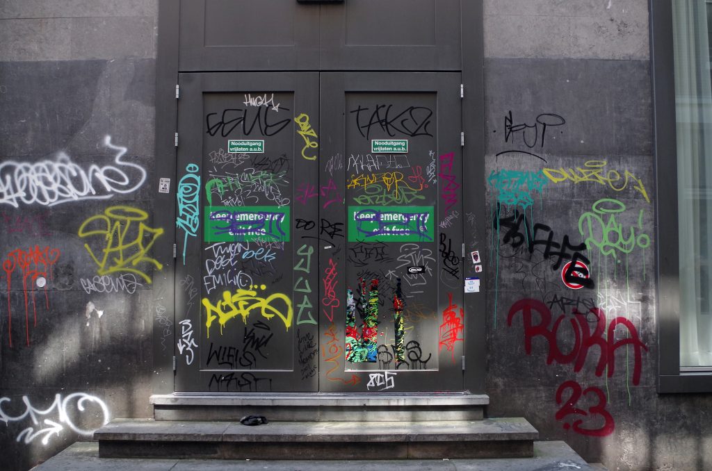 A doorway in Amsterdam