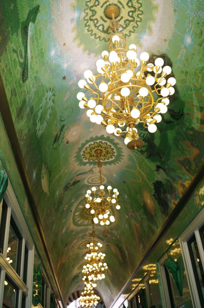 Pedestrian mall ceiling in Amsterdam