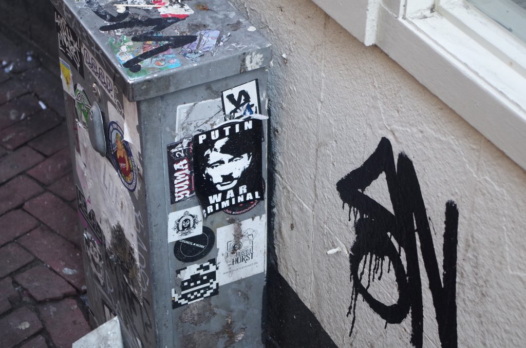 Political commentary in Amsterdam