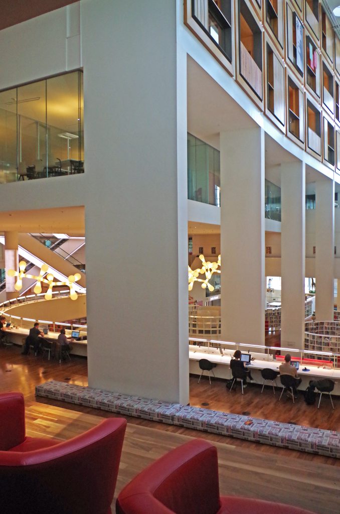 Mezzanine at Openbare Bibliotheek Amsterdam (OBA), Amsterdam