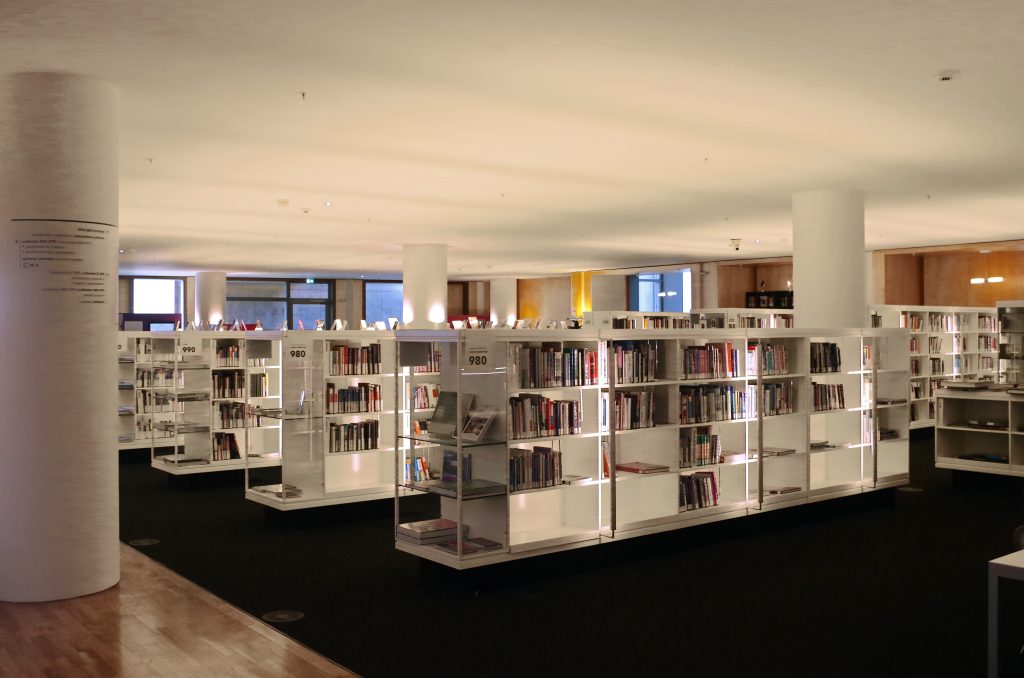 Stacks at Openbare Bibliotheek Amsterdam (OBA), Amsterdam