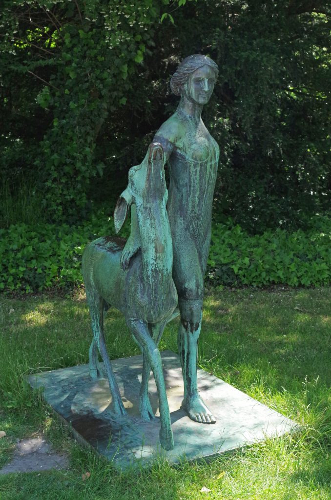 A sculpture in the Cologne Botanical Gardens