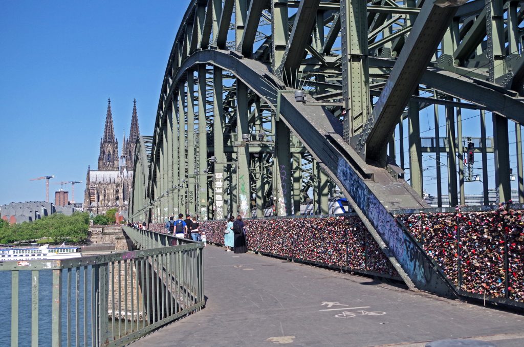 It seems that every major European city has a bridge that is covered by so-called “love locks”, put in place by social media lemmings