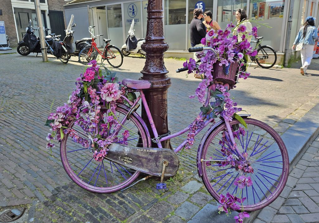 Flower Bike Man Bike, Amsterdam