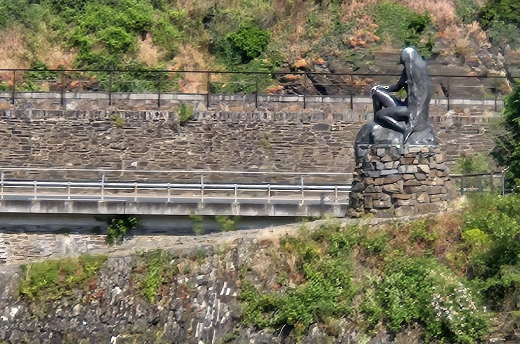Lorelei Statue at Rhine Gorge