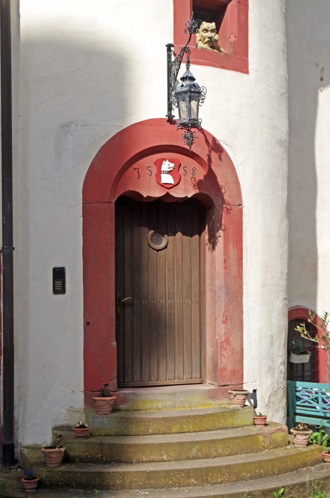 Doorway at the aristocrats’ castle, Miltenberg