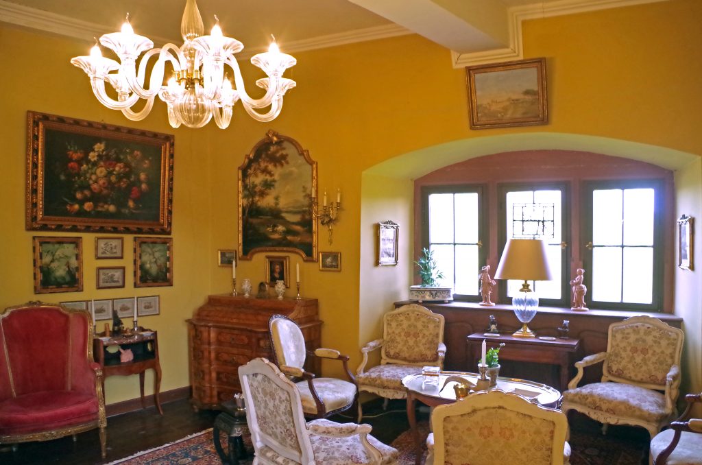 The baroness’s personal room at the aristocrats’ castle, Miltenberg