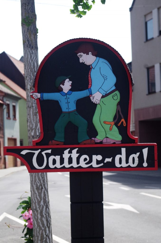 Sign in downtown Miltenberg