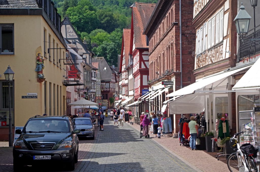 A scene in the charming town of Miltenberg