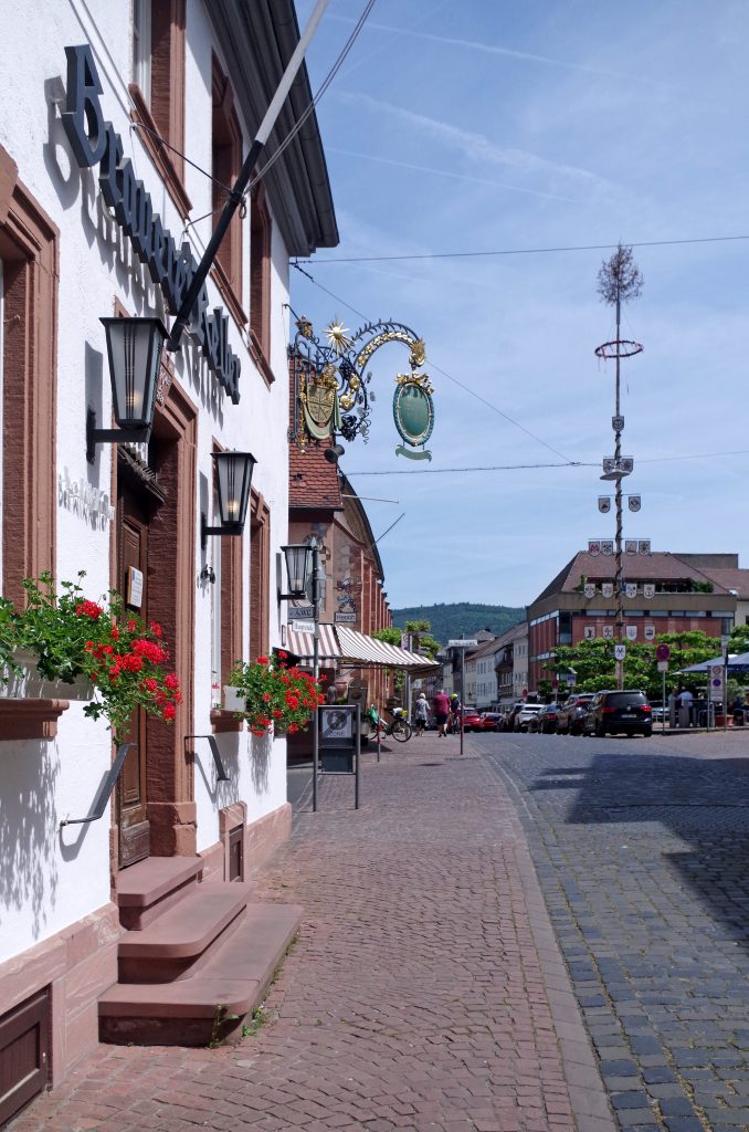 Maypole in downtown Miltenberg