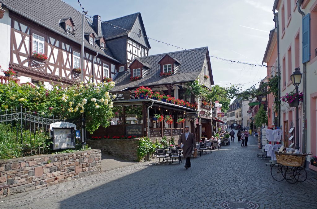 A street view in Rüdesheim