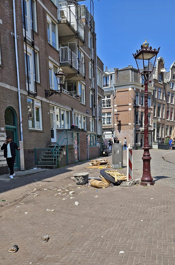 Trash in Amsterdam