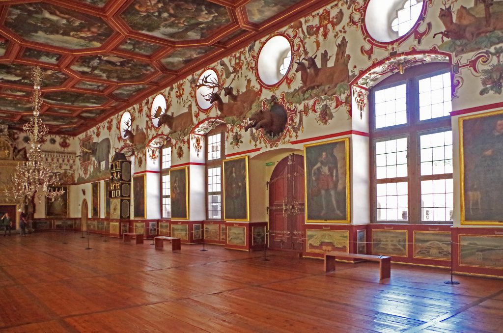 The Rittersaal at Schloss Weikersheim Palace, Weikersheim